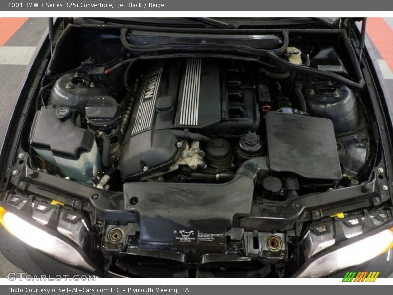 Jet Black / Beige 2001 BMW 3 Series 325i Convertible