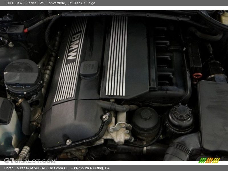 Jet Black / Beige 2001 BMW 3 Series 325i Convertible