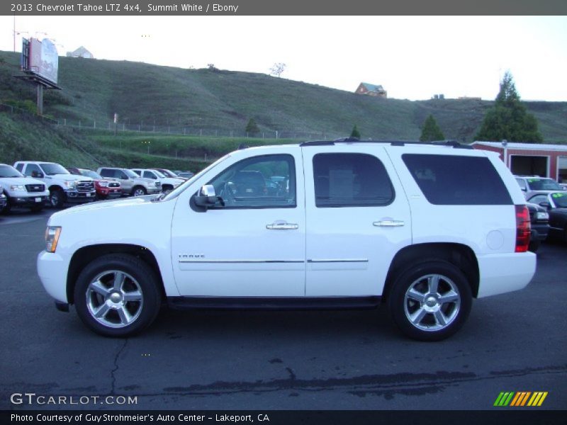 Summit White / Ebony 2013 Chevrolet Tahoe LTZ 4x4