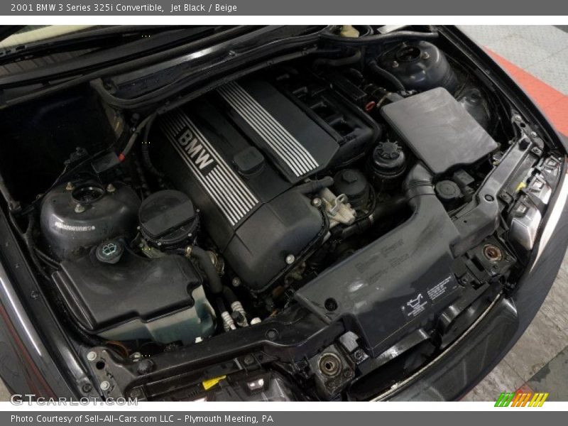 Jet Black / Beige 2001 BMW 3 Series 325i Convertible
