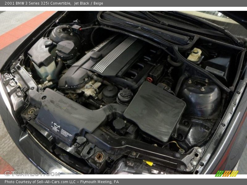 Jet Black / Beige 2001 BMW 3 Series 325i Convertible