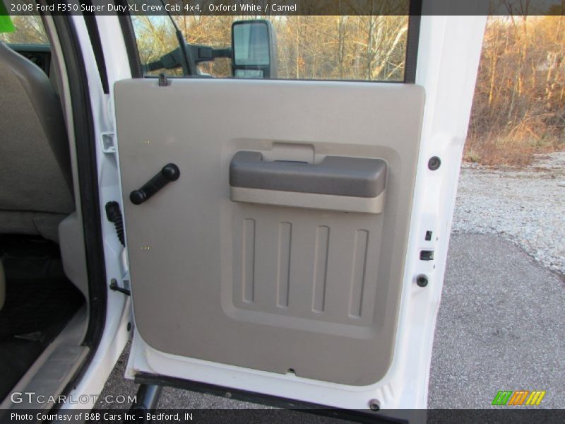 Oxford White / Camel 2008 Ford F350 Super Duty XL Crew Cab 4x4