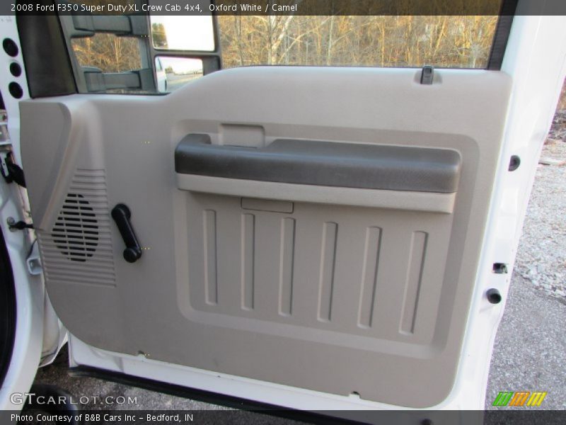 Oxford White / Camel 2008 Ford F350 Super Duty XL Crew Cab 4x4