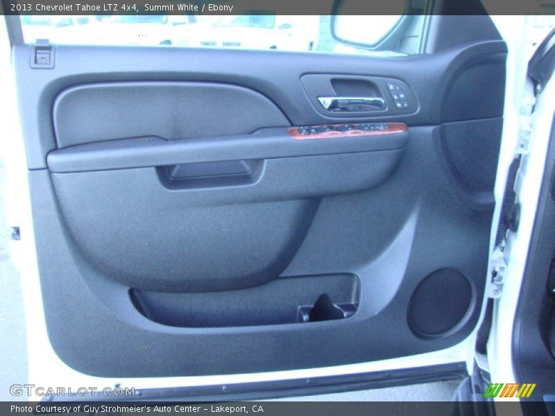 Summit White / Ebony 2013 Chevrolet Tahoe LTZ 4x4