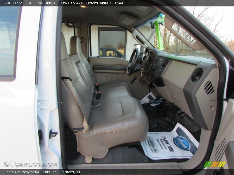 Oxford White / Camel 2008 Ford F350 Super Duty XL Crew Cab 4x4