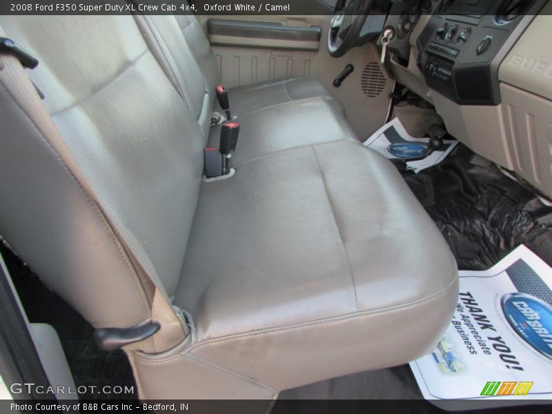 Oxford White / Camel 2008 Ford F350 Super Duty XL Crew Cab 4x4