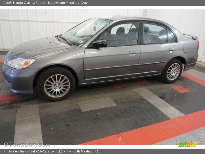 Magnesium Metallic / Gray 2005 Honda Civic LX Sedan