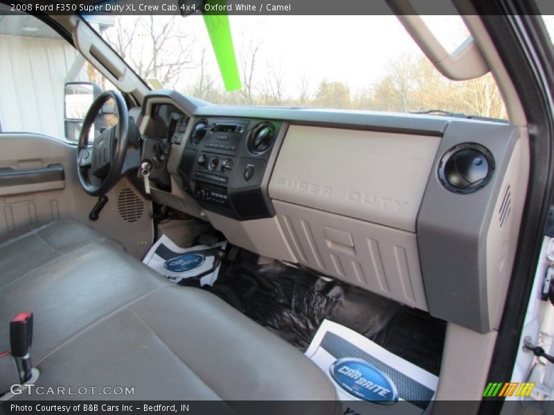 Oxford White / Camel 2008 Ford F350 Super Duty XL Crew Cab 4x4