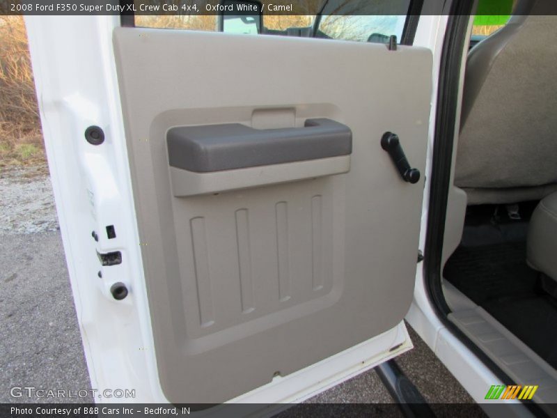 Oxford White / Camel 2008 Ford F350 Super Duty XL Crew Cab 4x4