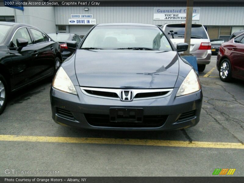 Graphite Pearl / Gray 2007 Honda Accord LX Sedan