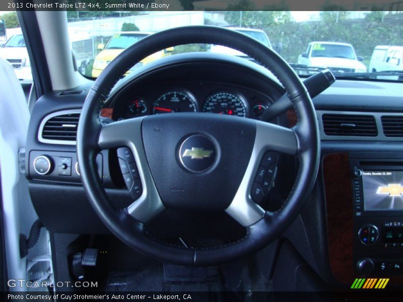 Summit White / Ebony 2013 Chevrolet Tahoe LTZ 4x4