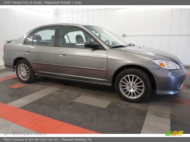 Magnesium Metallic / Gray 2005 Honda Civic LX Sedan