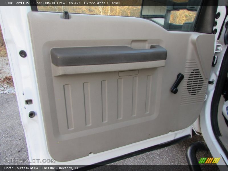 Oxford White / Camel 2008 Ford F350 Super Duty XL Crew Cab 4x4