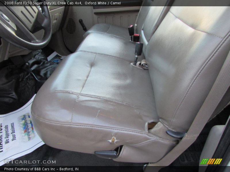 Oxford White / Camel 2008 Ford F350 Super Duty XL Crew Cab 4x4
