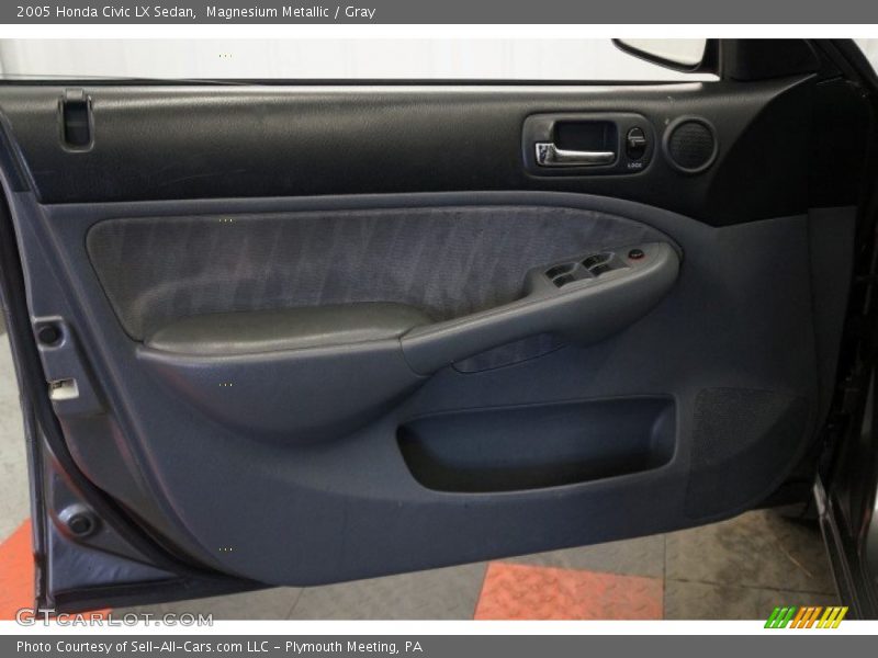 Magnesium Metallic / Gray 2005 Honda Civic LX Sedan
