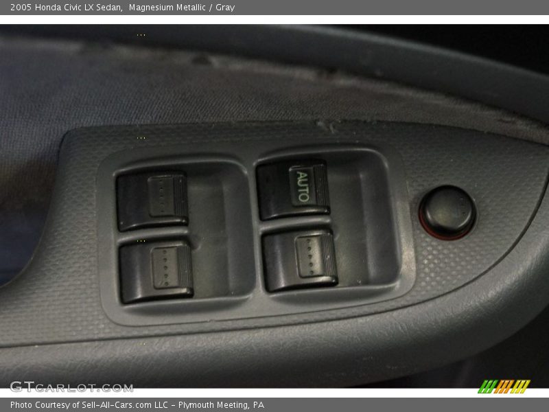 Magnesium Metallic / Gray 2005 Honda Civic LX Sedan