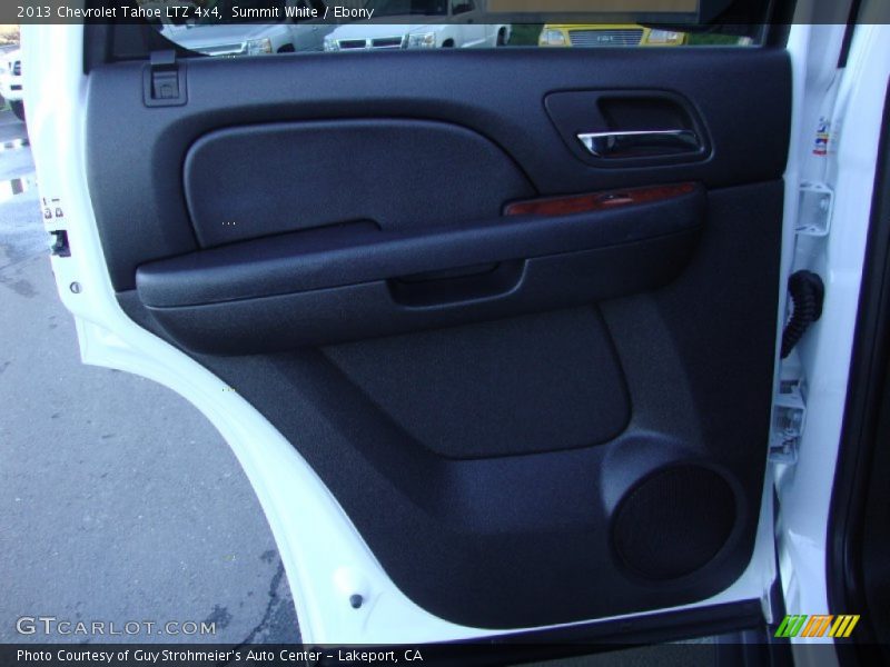 Summit White / Ebony 2013 Chevrolet Tahoe LTZ 4x4