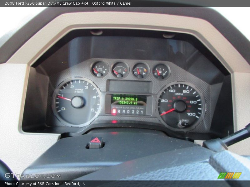 Oxford White / Camel 2008 Ford F350 Super Duty XL Crew Cab 4x4