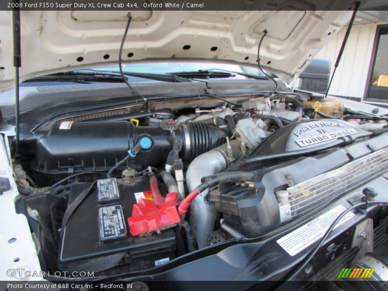 Oxford White / Camel 2008 Ford F350 Super Duty XL Crew Cab 4x4