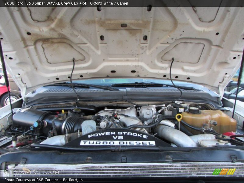 Oxford White / Camel 2008 Ford F350 Super Duty XL Crew Cab 4x4