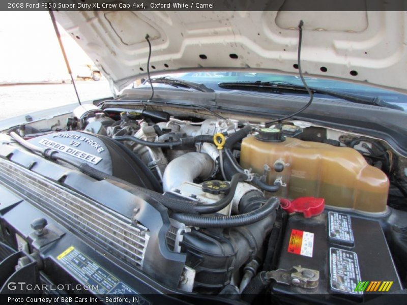 Oxford White / Camel 2008 Ford F350 Super Duty XL Crew Cab 4x4