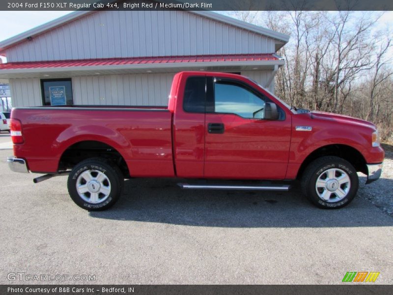 Bright Red / Medium/Dark Flint 2004 Ford F150 XLT Regular Cab 4x4