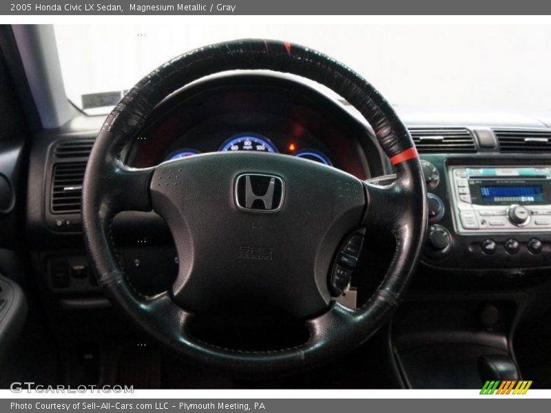 Magnesium Metallic / Gray 2005 Honda Civic LX Sedan