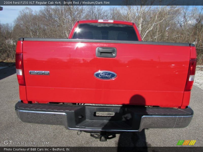Bright Red / Medium/Dark Flint 2004 Ford F150 XLT Regular Cab 4x4