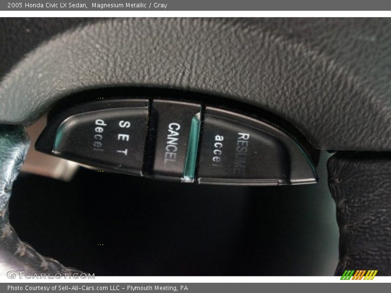 Magnesium Metallic / Gray 2005 Honda Civic LX Sedan