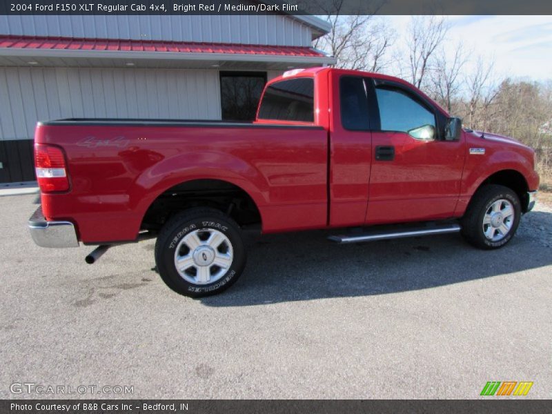 Bright Red / Medium/Dark Flint 2004 Ford F150 XLT Regular Cab 4x4