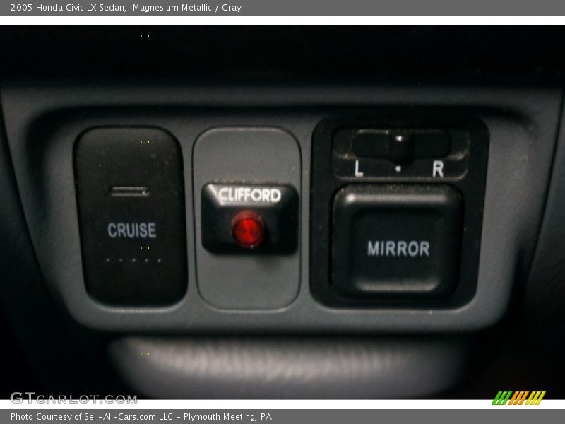Magnesium Metallic / Gray 2005 Honda Civic LX Sedan