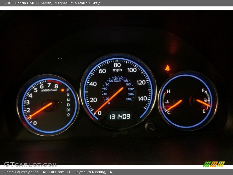 Magnesium Metallic / Gray 2005 Honda Civic LX Sedan