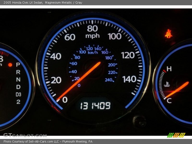 Magnesium Metallic / Gray 2005 Honda Civic LX Sedan