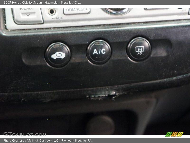 Magnesium Metallic / Gray 2005 Honda Civic LX Sedan
