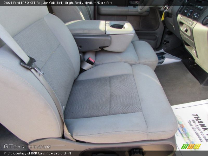 Bright Red / Medium/Dark Flint 2004 Ford F150 XLT Regular Cab 4x4