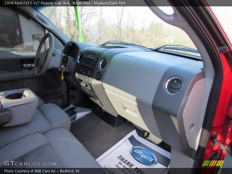 Bright Red / Medium/Dark Flint 2004 Ford F150 XLT Regular Cab 4x4