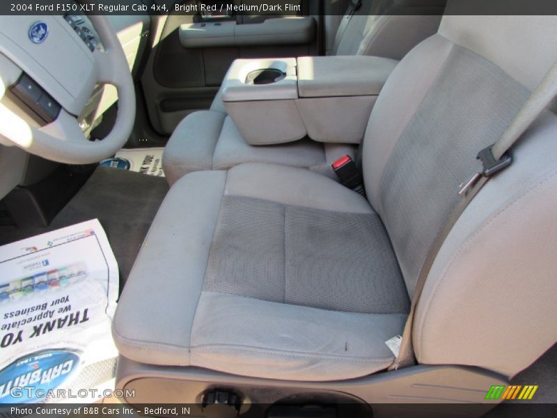 Bright Red / Medium/Dark Flint 2004 Ford F150 XLT Regular Cab 4x4