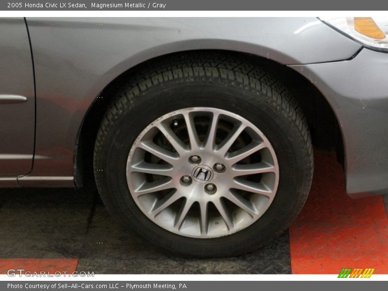 Magnesium Metallic / Gray 2005 Honda Civic LX Sedan