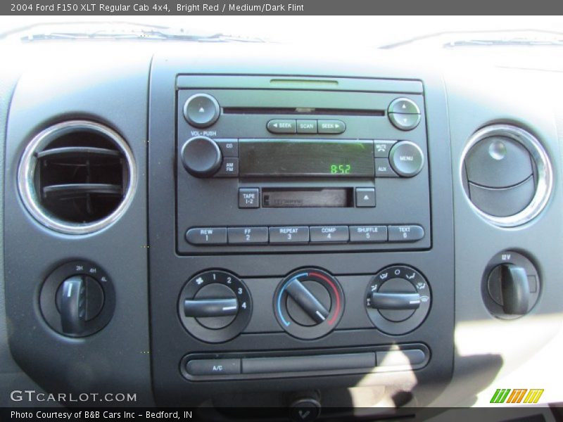Bright Red / Medium/Dark Flint 2004 Ford F150 XLT Regular Cab 4x4