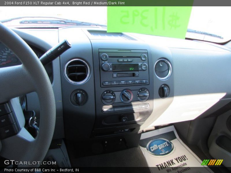Bright Red / Medium/Dark Flint 2004 Ford F150 XLT Regular Cab 4x4