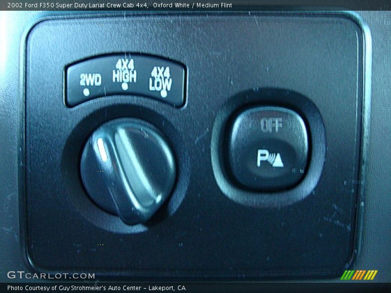 Oxford White / Medium Flint 2002 Ford F350 Super Duty Lariat Crew Cab 4x4