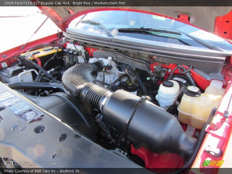 Bright Red / Medium/Dark Flint 2004 Ford F150 XLT Regular Cab 4x4