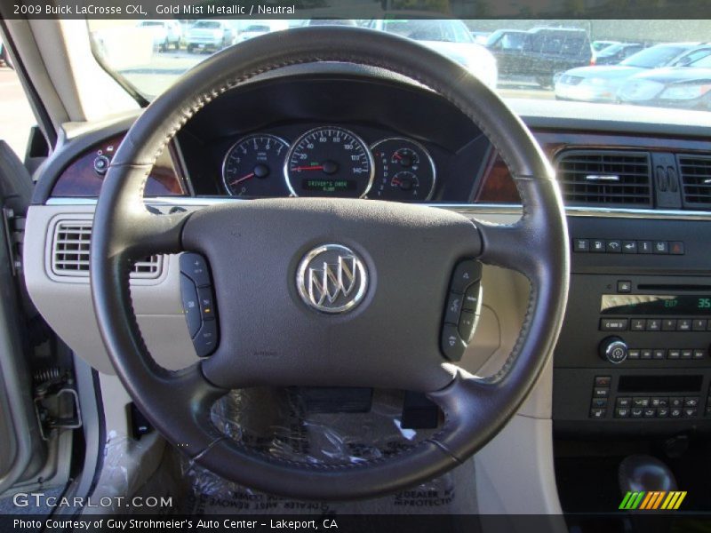 Gold Mist Metallic / Neutral 2009 Buick LaCrosse CXL