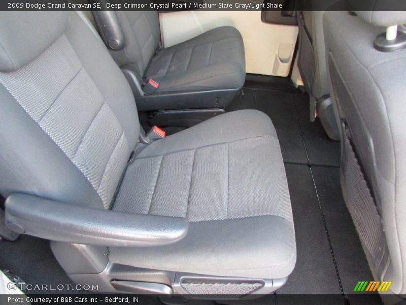 Deep Crimson Crystal Pearl / Medium Slate Gray/Light Shale 2009 Dodge Grand Caravan SE