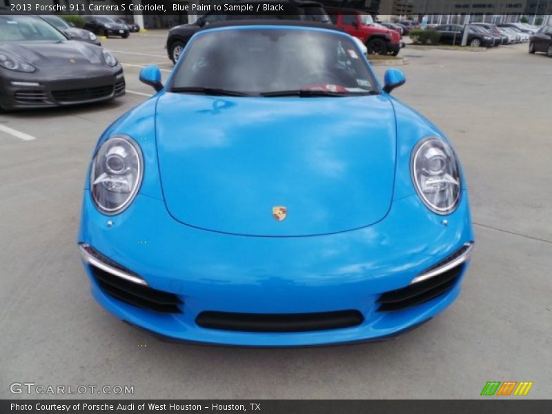  2013 911 Carrera S Cabriolet Blue Paint to Sample