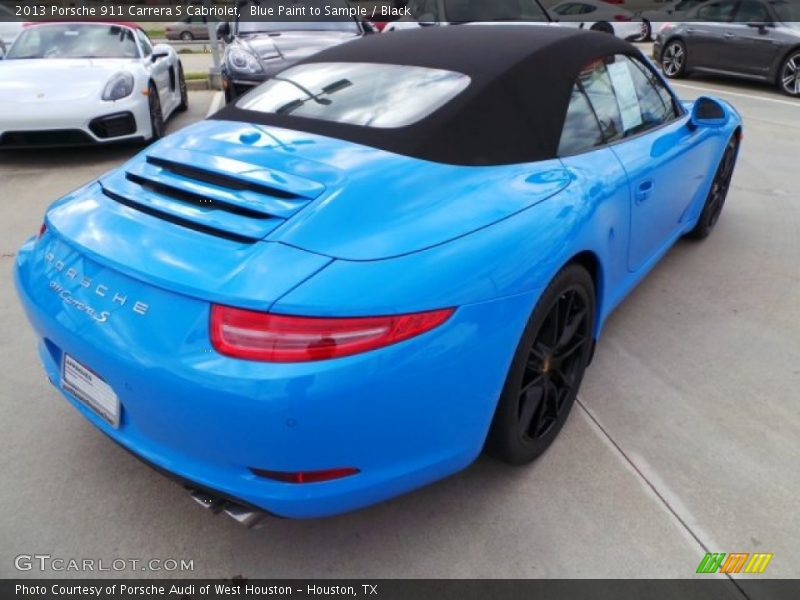 Blue Paint to Sample / Black 2013 Porsche 911 Carrera S Cabriolet