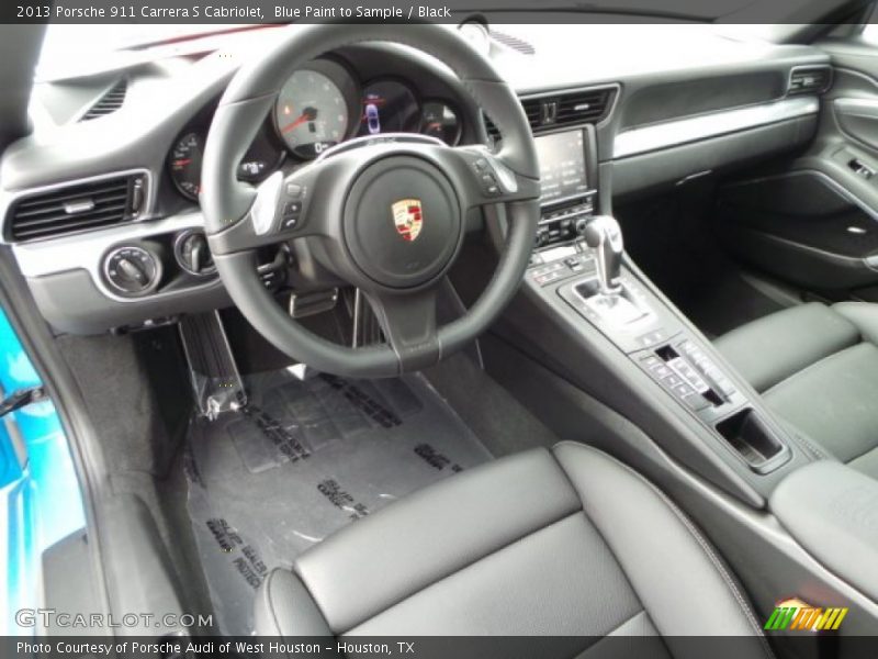 Black Interior - 2013 911 Carrera S Cabriolet 