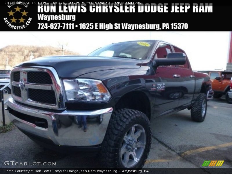 Maximum Steel Metallic / Black/Diesel Gray 2014 Ram 2500 SLT Crew Cab 4x4