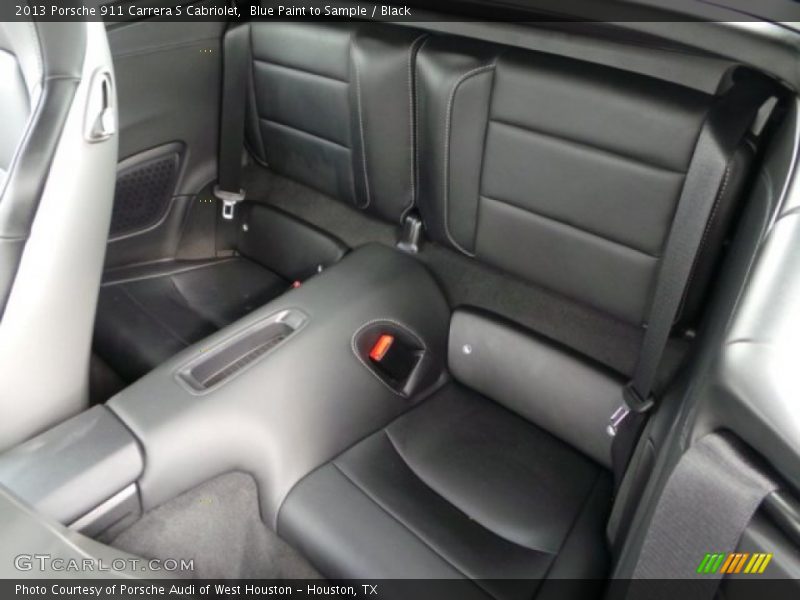 Rear Seat of 2013 911 Carrera S Cabriolet