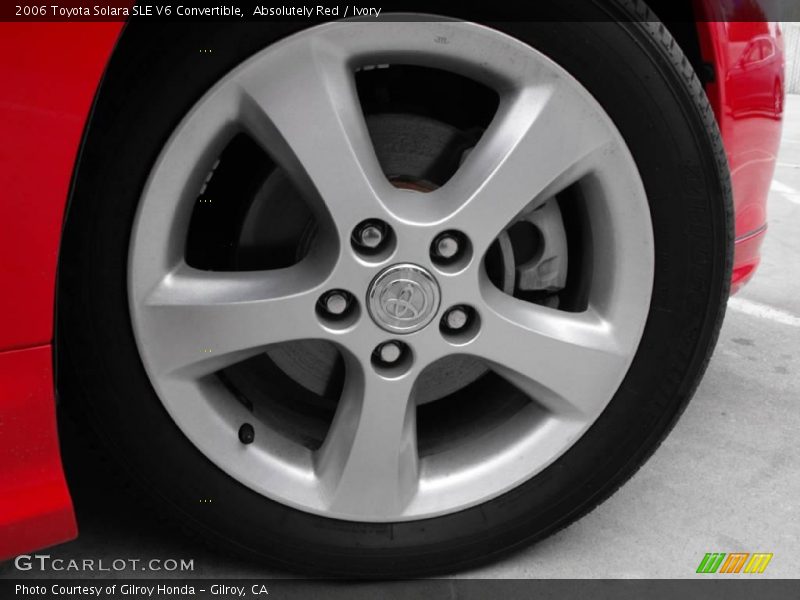 Absolutely Red / Ivory 2006 Toyota Solara SLE V6 Convertible